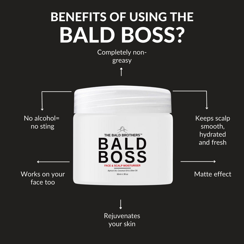 Bald Boss | 3-Pack Bald Head Moisturiser