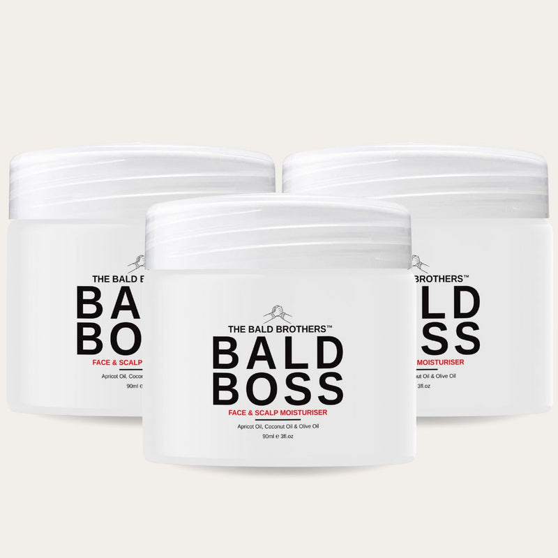 Bald Boss | 3-Pack Bald Head Moisturiser