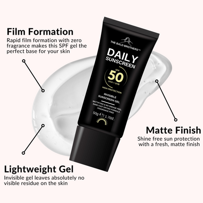 Daily Sunscreen SPF50 Invisible Gel
