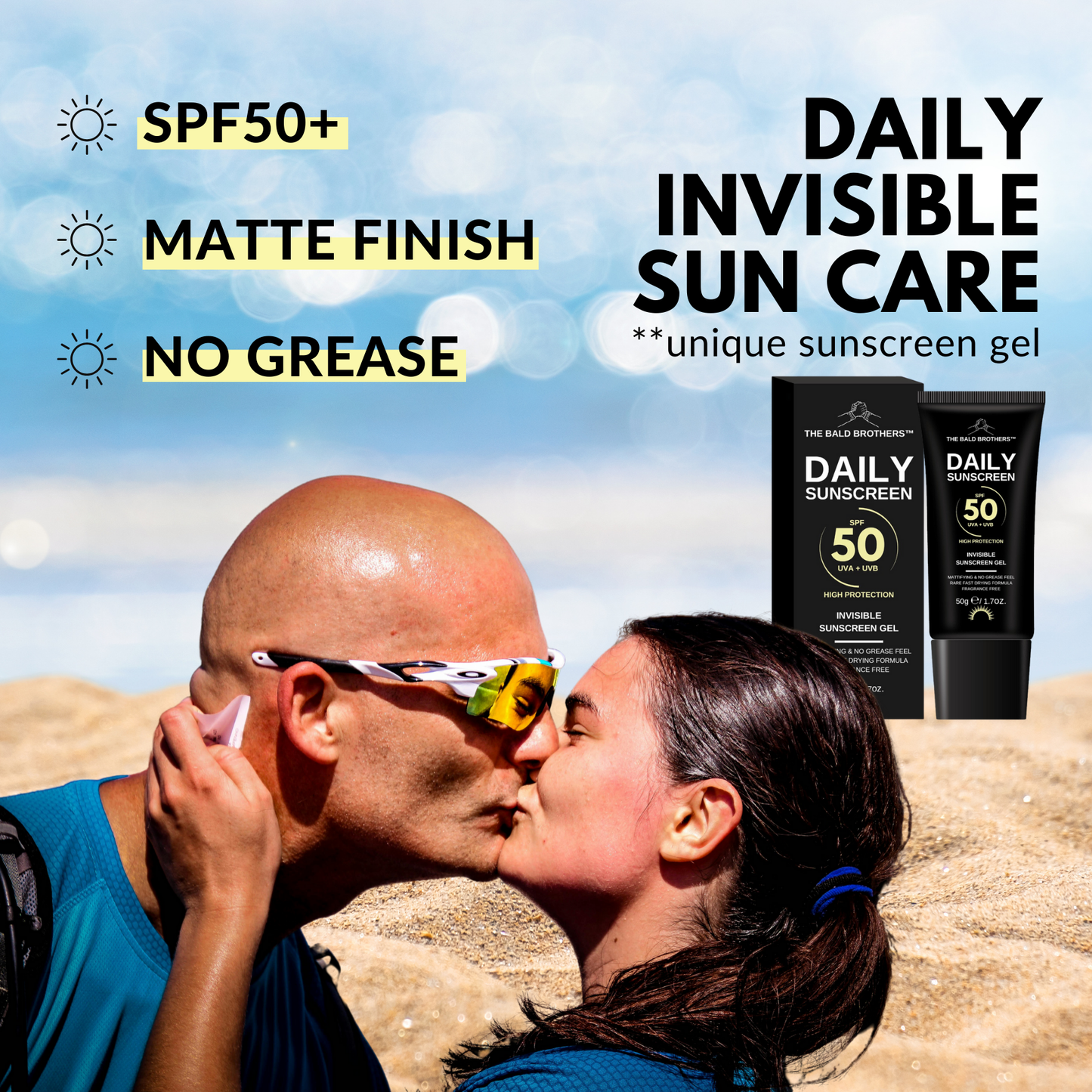 Daily Sunscreen SPF50 Invisible Gel