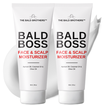 Bald Boss | 2-Pack Mattifying Bald Head Moisturiser