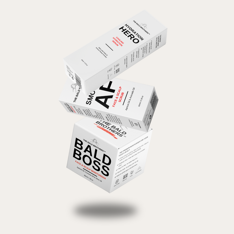 The Bald Brothers Full Bald Head Care Set