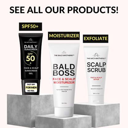 Bald Boss | 90ml Mattifying Bald Head Moisturiser