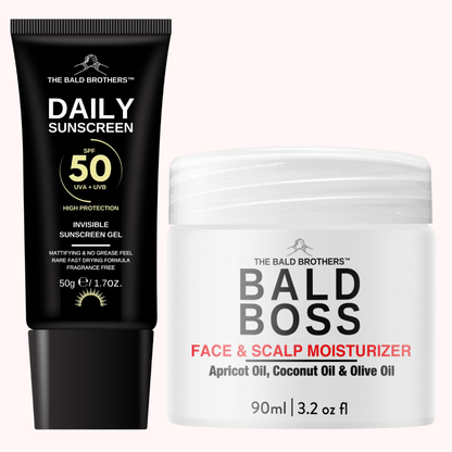 Bald Boss + SPF50 Duo